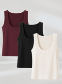 Kit Compre 2, leve 3 - Regatas caneladas