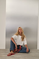 Camiseta Oversized Algodão Egípcio Off White