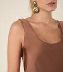 Slip Dress Misha Marrom