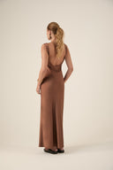 Slip Dress Misha Marrom