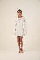 Vestido Bloom Off-white