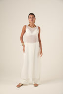 Túnica Organza Lauren Branca