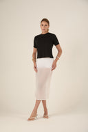 Saia Organza Maitê Branca