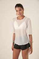Camiseta Organza Lumi Branca