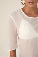 Camiseta Organza Lumi Branca